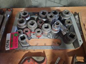 lot 6261 image: Socket Set with Square Drive Sockets and Accessories