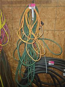 lot 6282 image: Extension Cords & Hoses Bundle - Multiple Colors