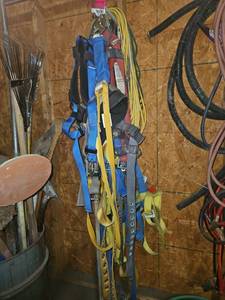 lot 6285 image: FIRST Safety Harness with Rope and Carabiners