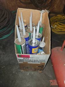 lot 6313 image: Assorted Sealant & Adhesive Caulk Cartridges