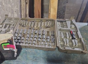 lot 6183 image: Socket Set & Wrench Tool Kit