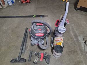 lot 6265 image: Shop-Vac 5-Gallon WetDry Vacuum with Hoover Windtunnel Cord Rewing Pet Vacuum