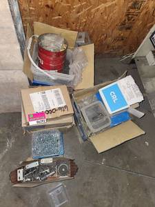 lot 6292 image: CRL Window & Door Hardware Parts Lot with Assorted Screws and Brackets