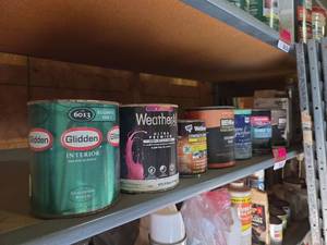 lot 6307 image: Lot of Paint, Adhesive & Cleaning Products Mixed Brands