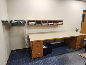 lot 12646 image: Plan Table w Cabinets (3 Sets)