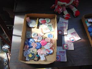 lot 3487 image: Peabody and Marion KS - pins