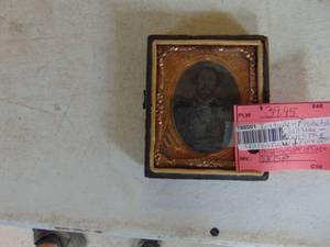 lot 3506 image: Tin Type Photo - Civil War Era 