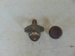 lot 3519 image: Rosette and Coke Bottle Opener