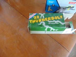 lot 3542 image: Thunderbolt .22 - I think 9 boxes
