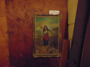 lot 3596 image: Oil Painting on Wall