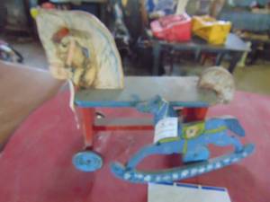 lot 3622 image: Wooden Toy Horse