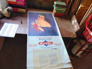 lot 3634 image: Large  50 or so Calendar Top - No Calendar - Wichita Ks
