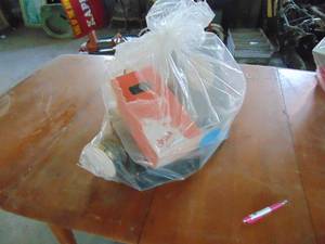 lot 3643 image: Bag of Assorted Vintage Wigs - Halloween