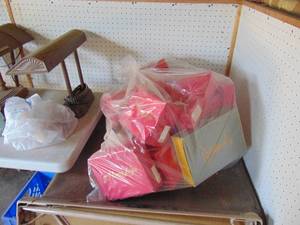 lot 3645 image: Bag of Assorted Vintage Wigs - Halloween
