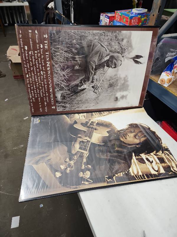 lot 20868 image: Set of Wall Posters with Poster Frames