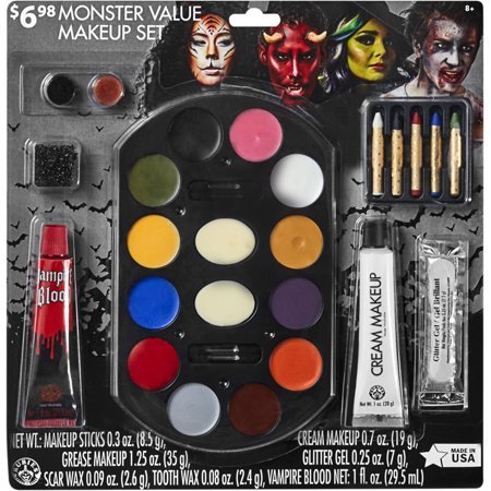 lot 35955 image: Rubies Deluxe Family Value Halloween Make-up Kit