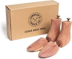 lot 35972 image: Cobblers Choice Mens Cedar Boot Tree - All Natural Aromatic Cedar Wood