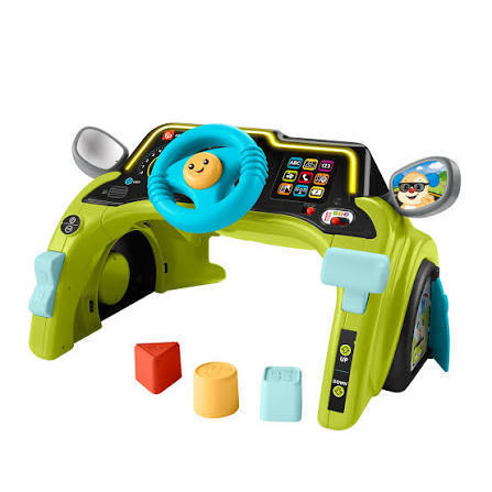 lot 58385 image: Fisher-Price Laugh & Learn Sit & Steer Driver Car Activity Center