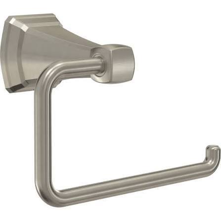 lot 58421 image: Martha Stewart Living Skyland Brushed Nickel Toilet Paper Holder 360 085