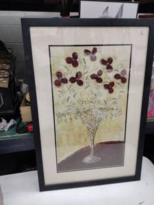 lot 62639 image: Watercolor Style Framed Wall Art