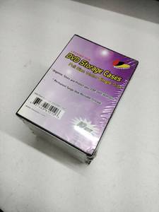 lot 62664 image: Locking Hub DVD Storage Cases Full Size 14mm Single Disk