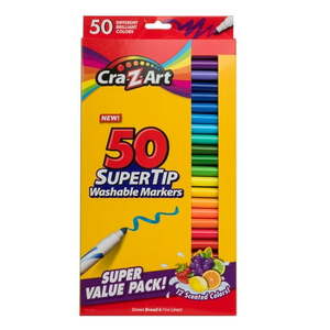 lot 62703 image: Cra-Z-Art Super Tip Washable Markers  48 Count  12 Scented Colors  School Supplies
