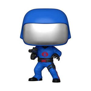 lot 1954 image: Funko POP Retro Toys #47 G.I. Joe Cobra Commander in Original Action Figure Artwork Pose  GameStop Exclusive