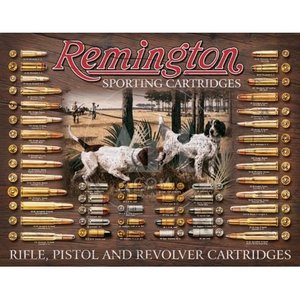 lot 1974 image: Remington Bullet Board Tin Sign 16x12 Sold by Art.Com