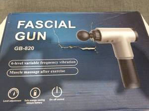 lot 1975 image: Fascial Gun GB-820 6-Level Variable Frequency Vibration Massage