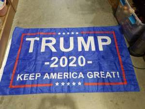 lot 2099 image: Trump 2020 Keep America Great Flag -2020