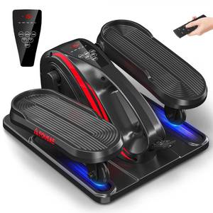 lot 59030 image: Under Desk Elliptical Machine, Electric Elliptical Leg Exerciser While Sitting for Seniors with Upgraded 15 Speeds & 12 Auto Mode, Forward & Reverse Direction, Quiet Portable Seated Pedal Exerciser - Retail $60