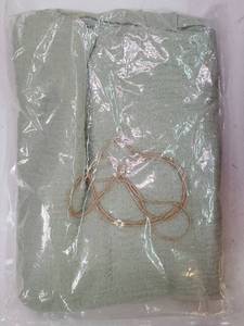 lot 59074 image: Sage Green Cheesecloth Table Runner 120 Inches Fall Party Home Decorations - Retail $10