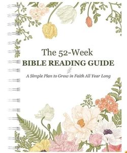 lot 64277 image: 52-Week Bible Study Journal Kit for Women, Year-Long Scripture Reading & Reflection Planner, Christian Devotional Notebook with Highlighters, Pens & Index Tabs, A5 Faith Journal Set - Retail $24