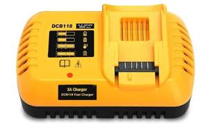 lot 64285 image: DCB118 Replace for DeWalt Fast Charger 20v60v Rapid Battery Charger 3Ah, Compatible with Dewalt 20V and 60V Max Batteries - Retail $36
