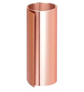 lot 64316 image: Copper Foil Sheet Roll, 6in x 10Ft Copper Sheet, Copper Flashing for House Repair & DIY Projects - Retail $22
