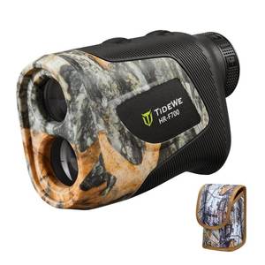 Hunting Rangefinder with Rechargeable Battery, 700Y Camo Laser Range Finder 6X Magnification, Distance/Angle/Speed/Scan Multi Functional Water-Resistant Rangefinder with Case - Retail: $80