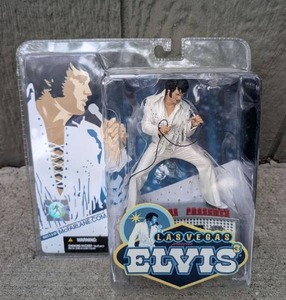lot 564 image: McFarlane Toys Elvis Presley Las Vegas Third Action Figure with Microphone