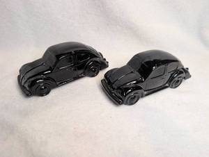 lot 1606 image: Avon Volkswagen Beetle After Shave Decanter Bottle 4 fl oz Lot of 2