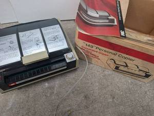 lot 2000 image: Vintage 3M 149 Personal Copier