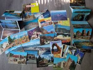 lot 2501 image: Travel Postcards and Souvenir Booklets Lot USA Southwest International Destinations