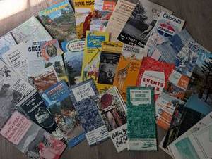 lot 2504 image: Lot of Vintage Colorado Travel Guides and Tourism Brochures