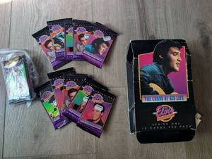 lot 2506 image: The Elvis Collection Series One Trading Cards - Includes Sealed Packs