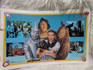 lot 2513 image: Vintage The Wizard of Oz 50th Anniversary Laminated Placemat&nbsp