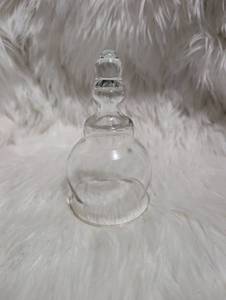 lot 3014 image: Glass Bell Cloche with Knob Finial