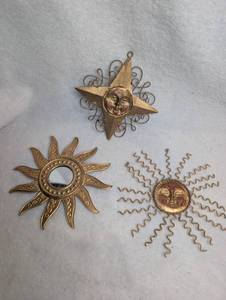 lot 4004 image: 3-Piece Mini Celestial Wall Decor Set&nbsp
