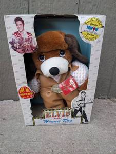 lot 6101 image: Elvis Sings Hound Dog Plush Doll Soundtrack Limited Edition