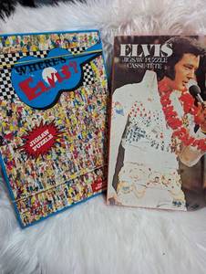 lot 6111 image: 2 Jigsaw Puzzles Wheres Elvis & Elvis Jigsaw Puzzle