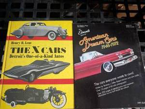lot 6503 image: The X Cars by Henry B. Lent, Detroits One-of-a-Kind Autos - 2 Books