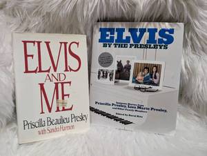 lot 6511 image: Elvis and Me by Priscilla Beaulieu Presley with Sandra Harmon Elvis by the Presleys