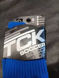 lot 33723 image: Bundle of Blue Soccer socks, size Large